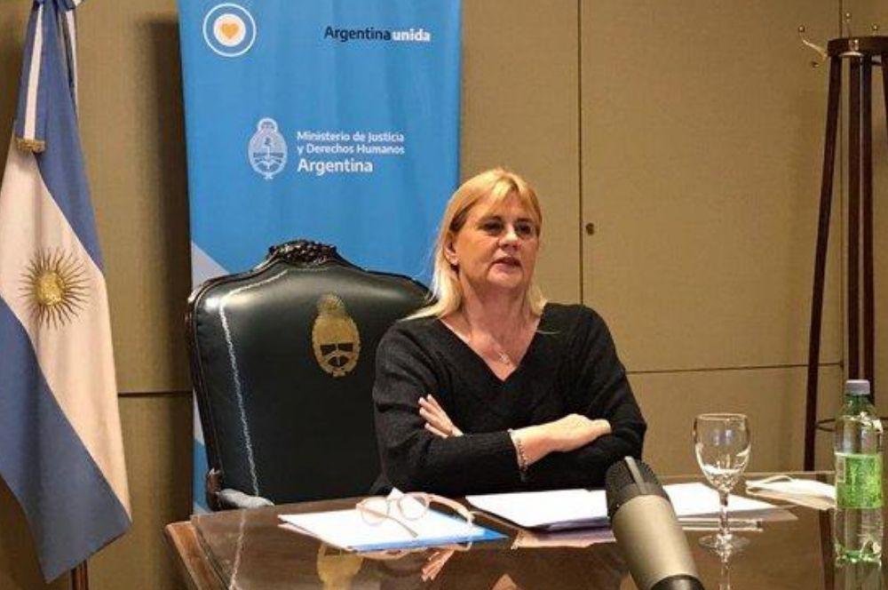 Marcela Losardo despacho Prensa Min de Justicia