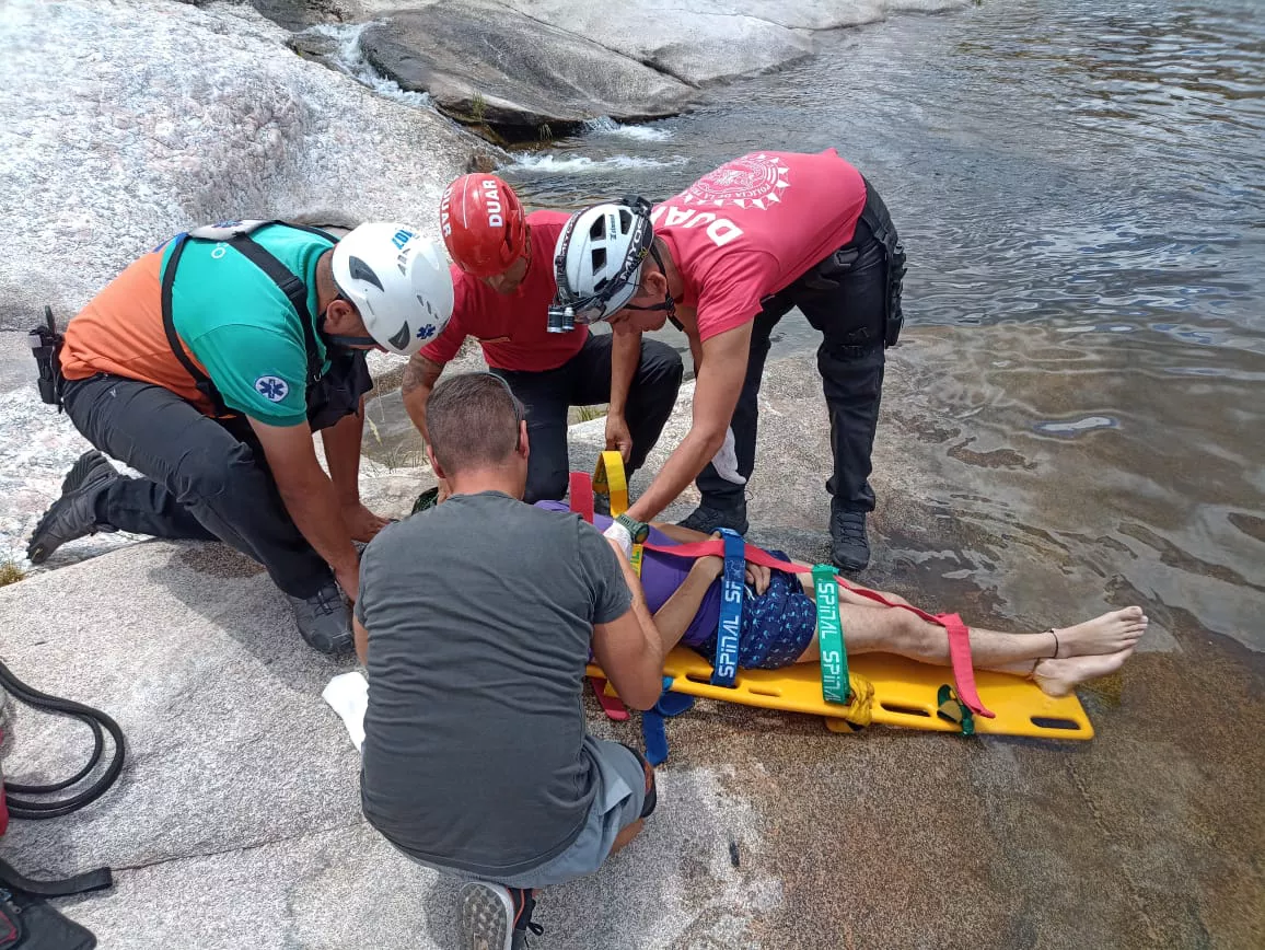 rescate de joven