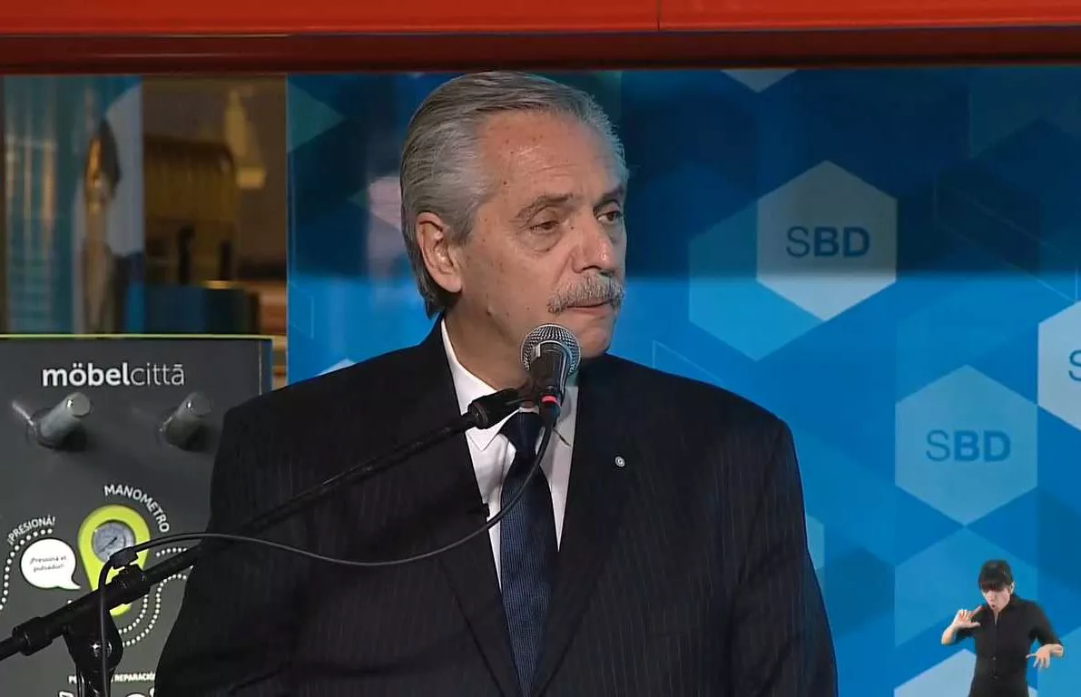 Alberto Fernández en el CCK (captura)