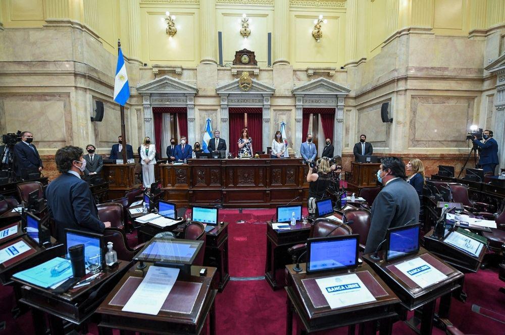 Sesión Senado 10 12 2020 Telam