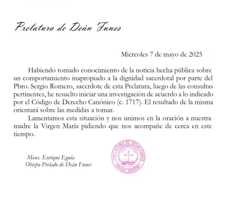 caso cura Sergio Romero