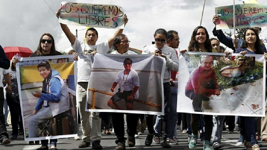 Periodistas secuestrados Reuters