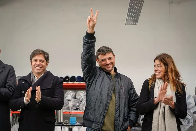 Juan Grabois y Paula Abal Medina (Twitter Juan Grabois)