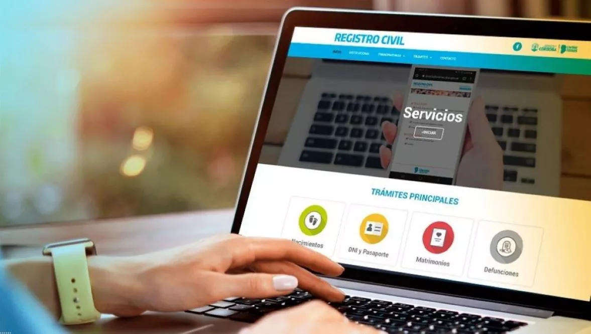 Registro Civil on line by Municipalidad de Cba