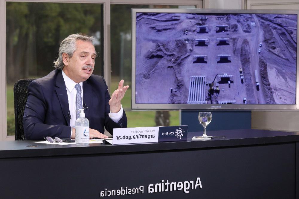 Alberto Fernández prensa Casa Rosada