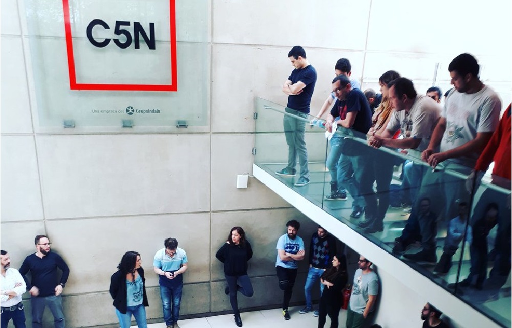 Asamblea en C5N @TrabajadoresdeC5N