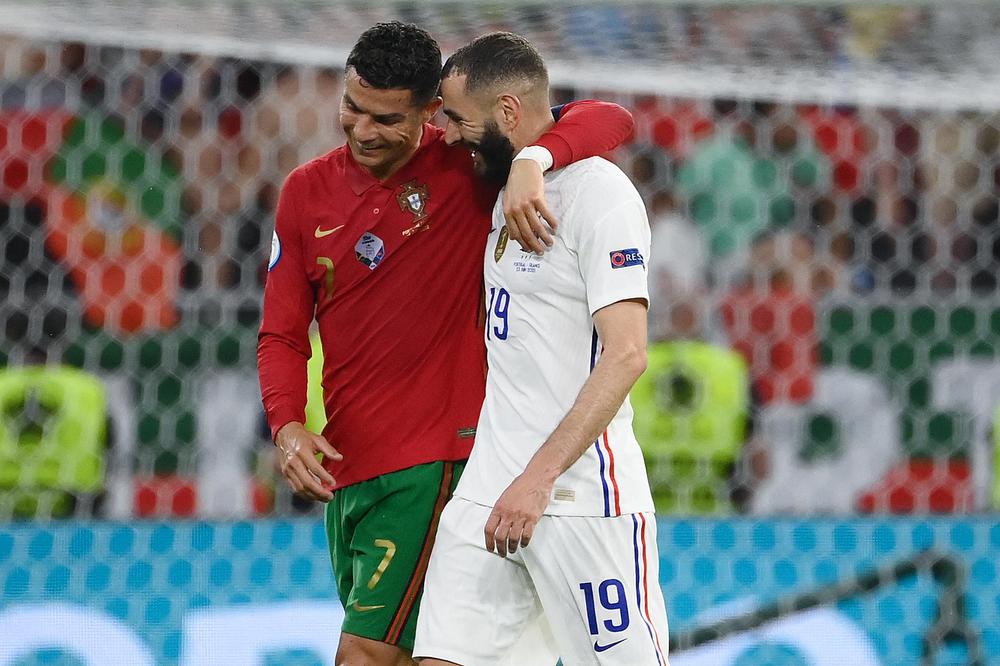 benzema y cristiano ronaldo