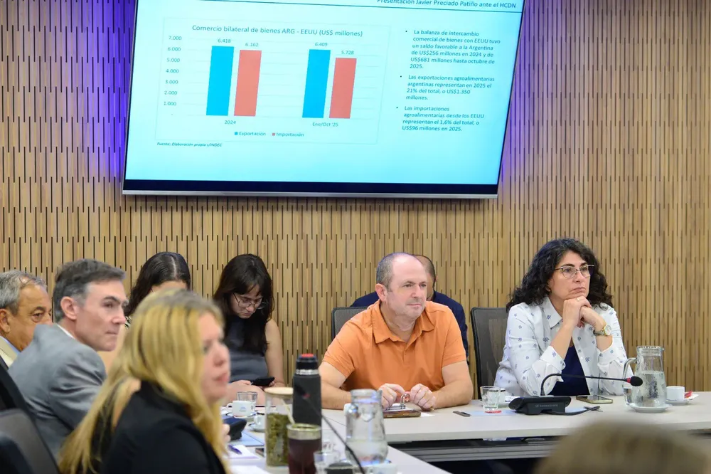 Reunión en Diputados por el acuerdo con Estados Unidos (X de Diputados UXP)