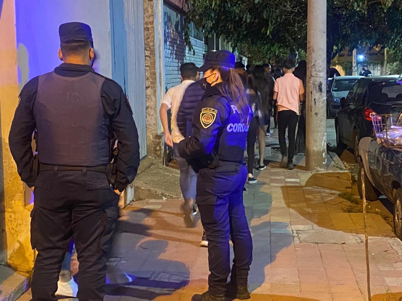 Policia de Córdoba fiestas clandestinas