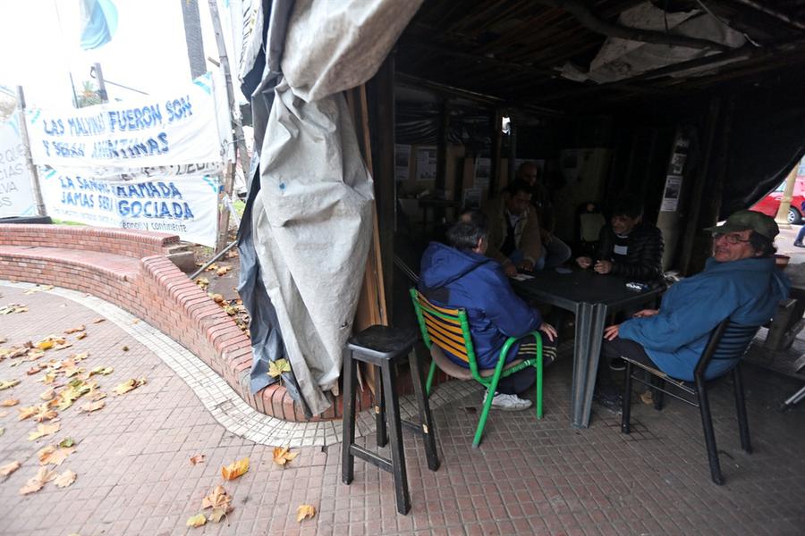 Campamento excombatientes Malvinas DanielJayo La Nación