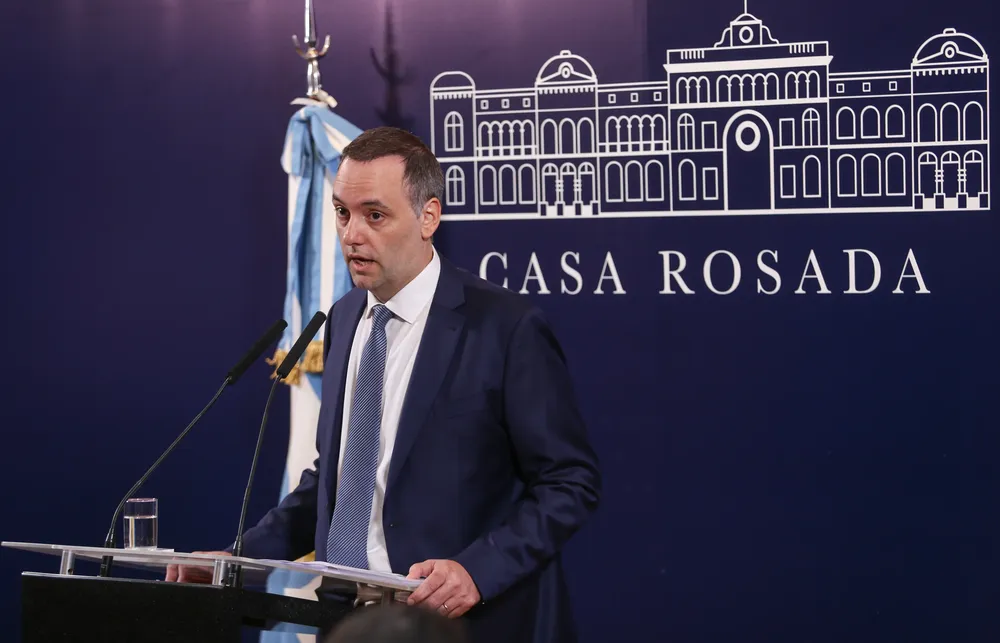Manuel Adorni, vocero presidencial (NA)