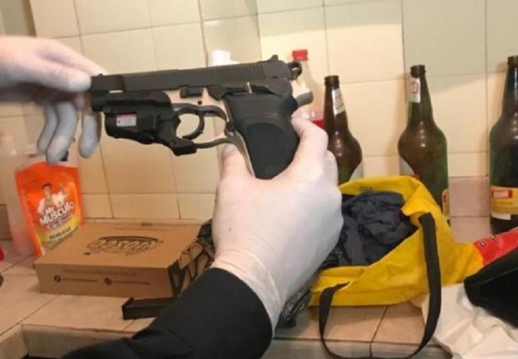 Arma secuestrada