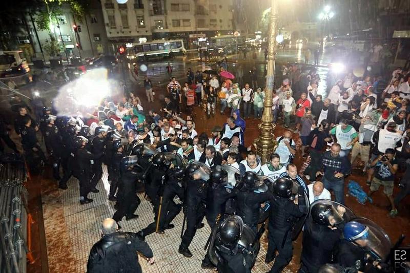 represion docentes