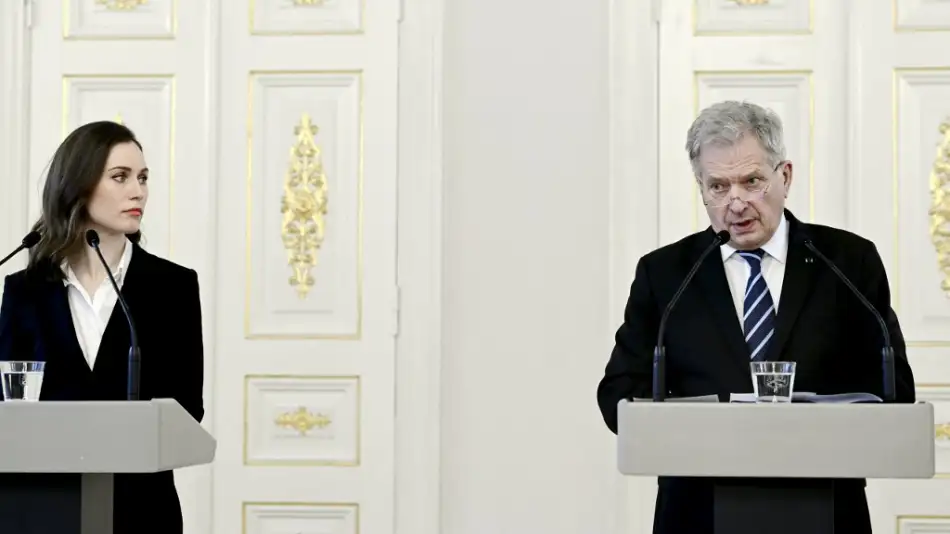 Presidente y primera ministra Finlandia by AFP