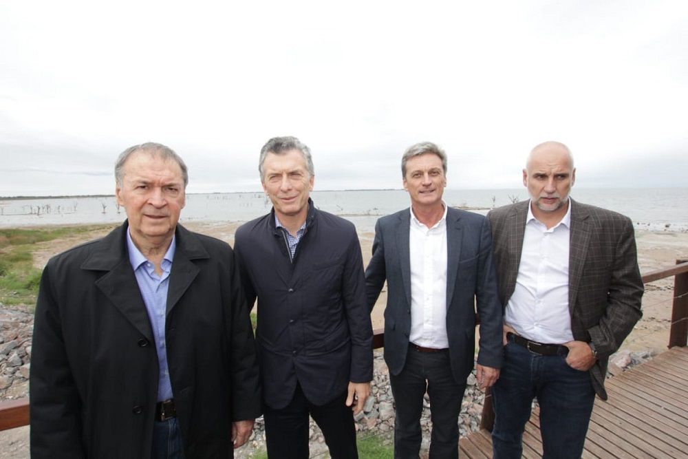 Macri Schiaretti Mar Chiquita by prensa Gobierno de Córdoba