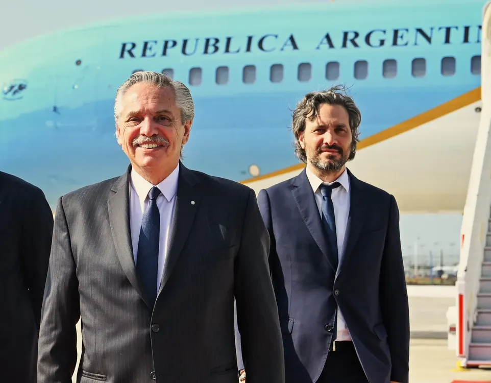 Alberto Fernández en Nueva Dehli (Twitter Alberto Fernández)