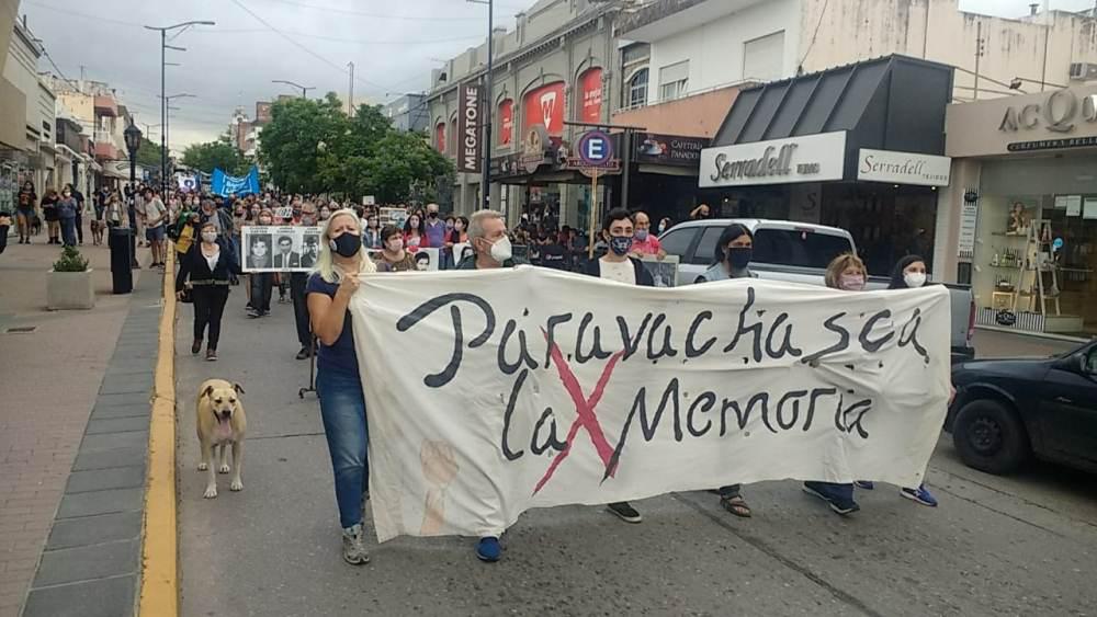Marcha Alta Gracia 45 años del Golpe by fb Colectivo Paravachasca por la Memoria