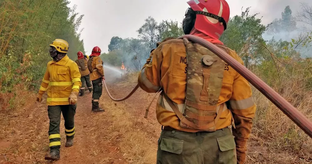 Bomberos en Corrientes (NA)
