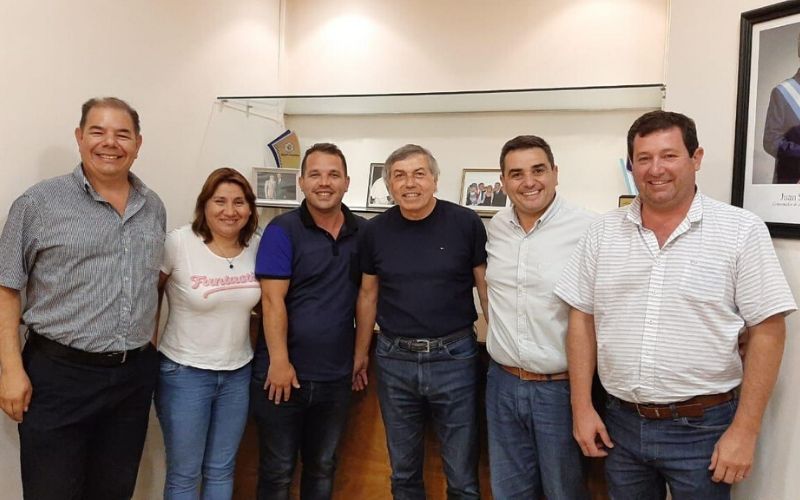 Massei y Cardozo con el Comupro Prensa Comupro