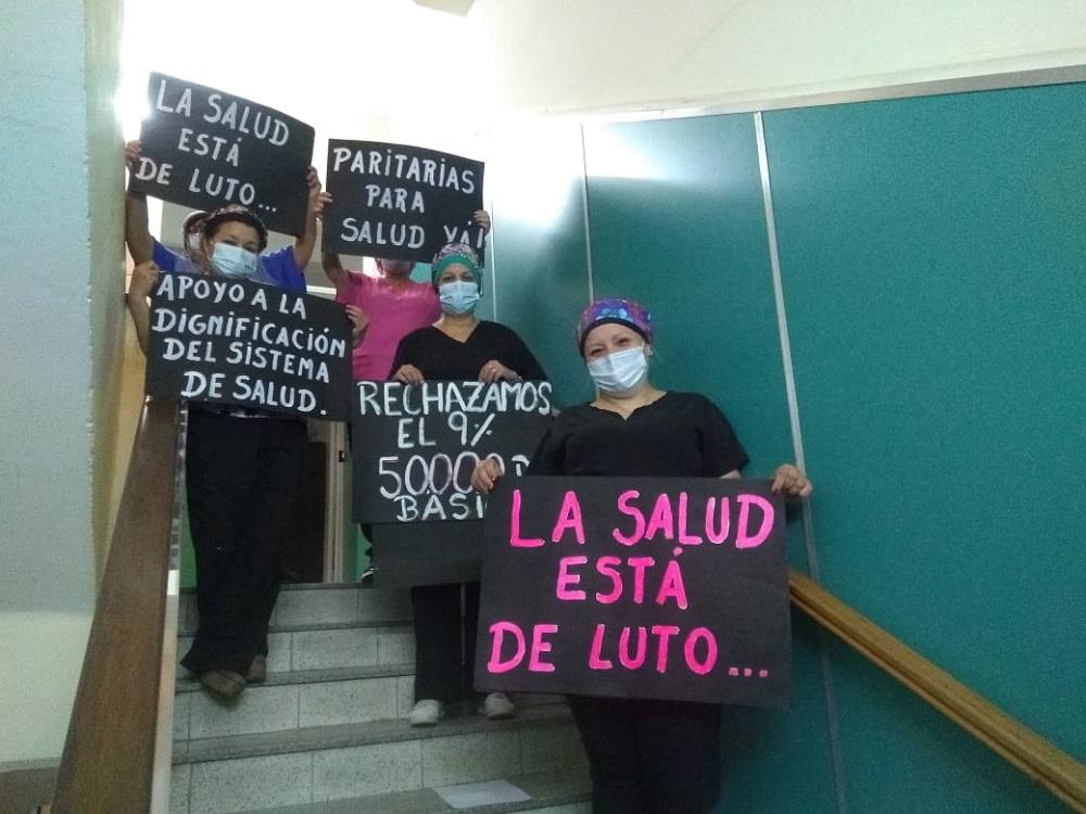 paro de trabajadores de salud UTS