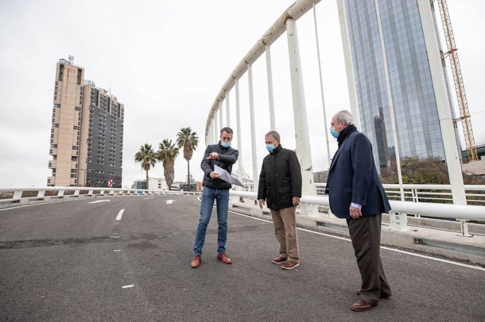 Schiaretti supervisa obras en el puente Dr. Ramón Bautista Mestre