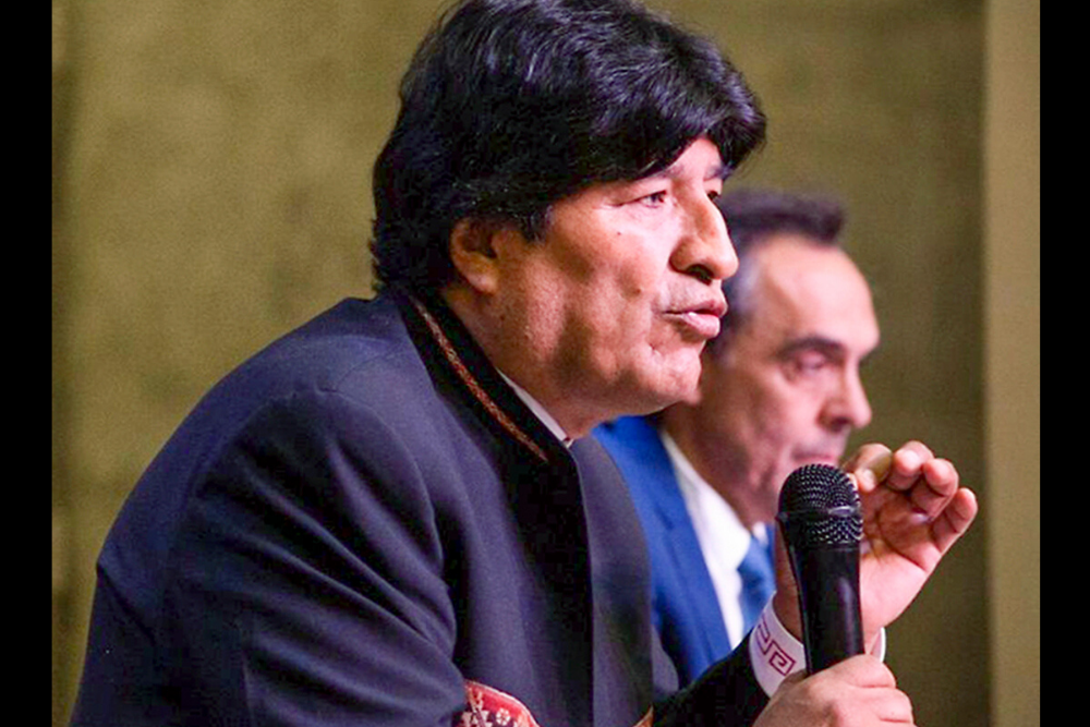 Evo Morales en Bs As