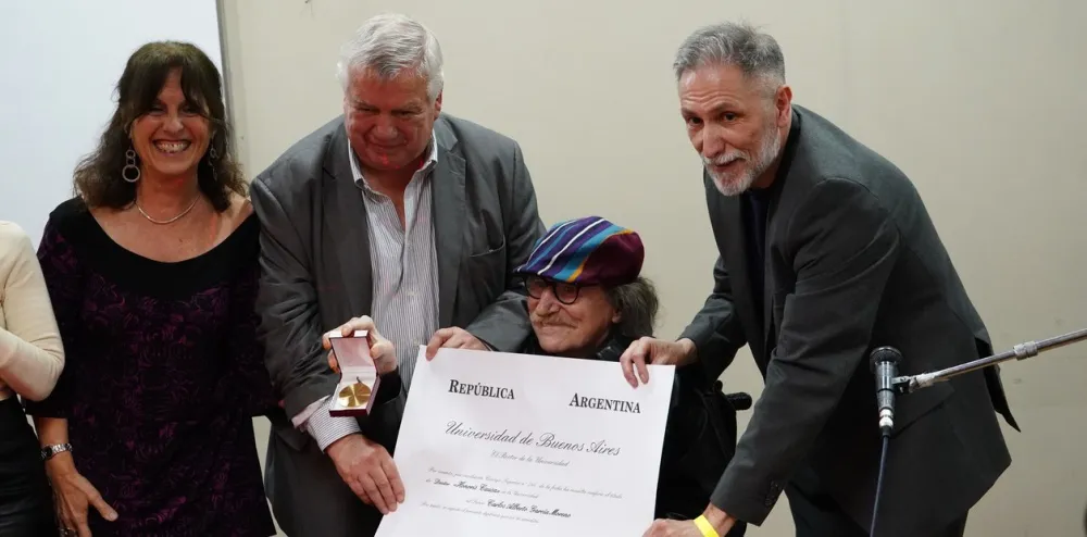 Doctorado Honoris Causa a Charly García en la UBA (gentileza)