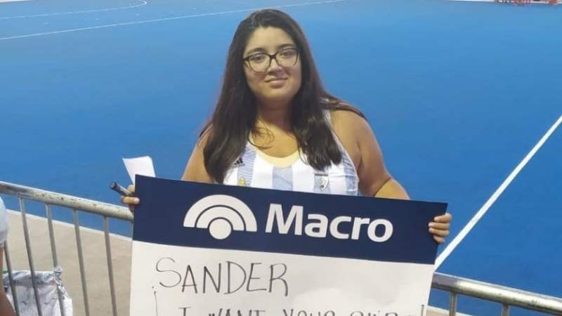 hincha argentina hockey