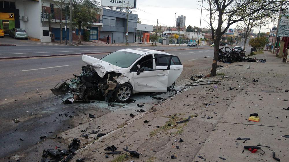 tragedia vial en avenida colón foto gentileza
