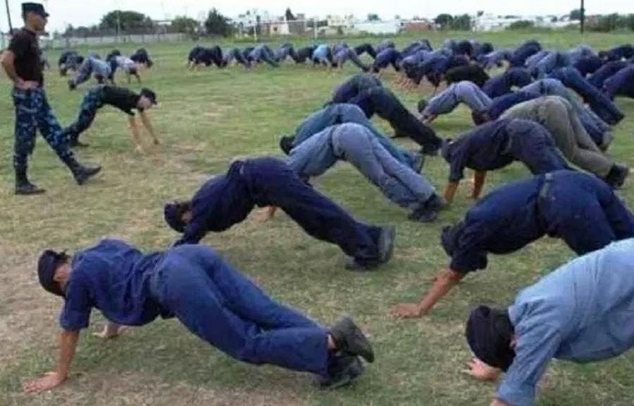 cadetes policía ilustrativa