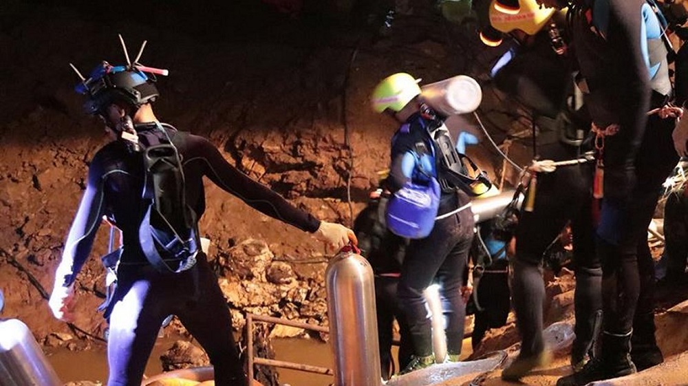 rescate en la cueva de Tailandia by