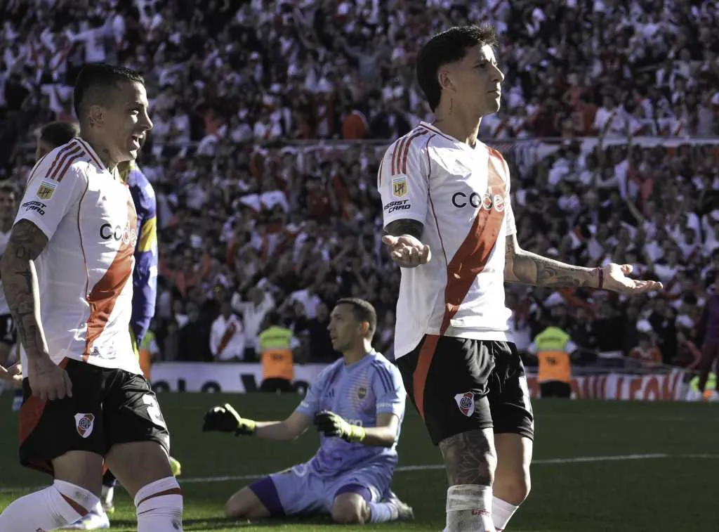 river boca 2025 driussi festejo