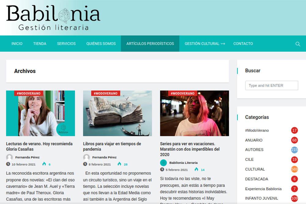 revistas culturales -babilonia