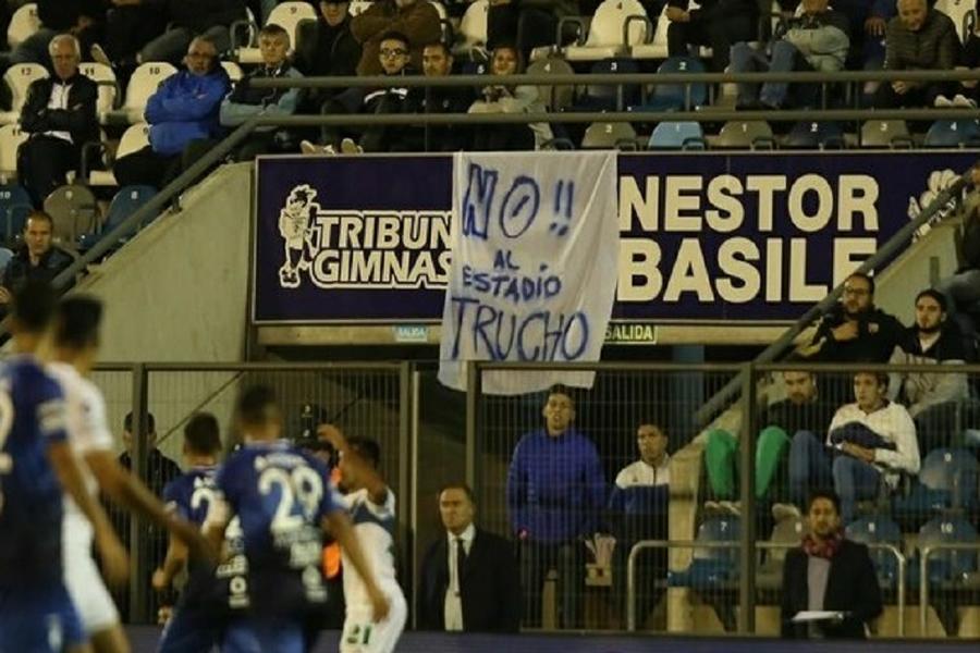 no al estadio trucho gimnasia hinchas by Ole