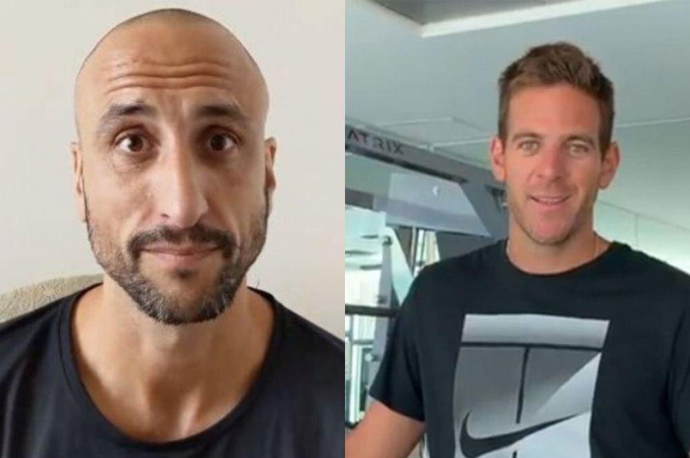Ginóbili y Del Potro