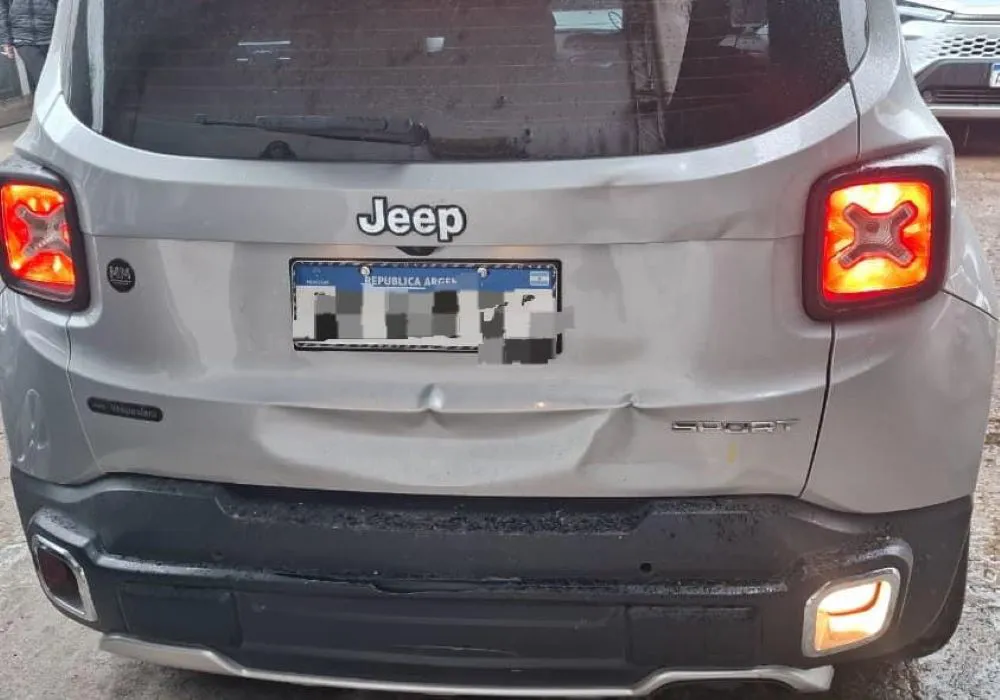 choque en el centro Policia Cba