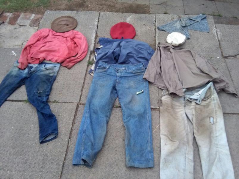 Ropa detenidos