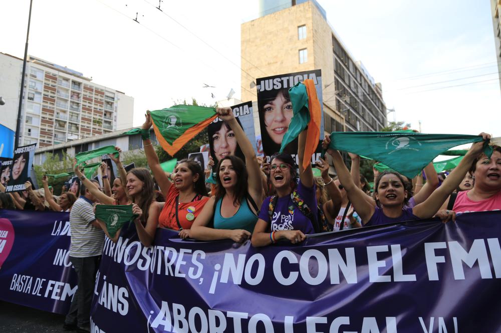 Marcha 8M LNM Javier Imaz