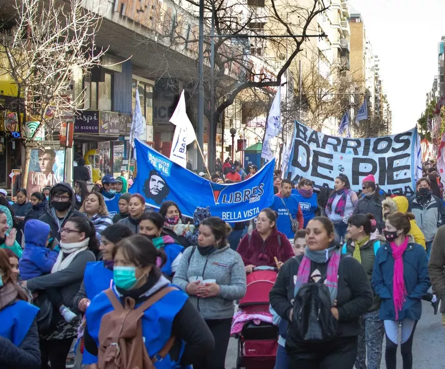 Libres del Sur Barrios de Pie Movilización en Córdoba