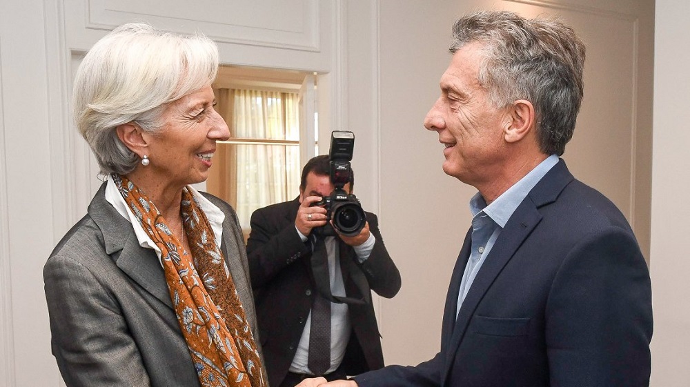 Lagarde y Macri