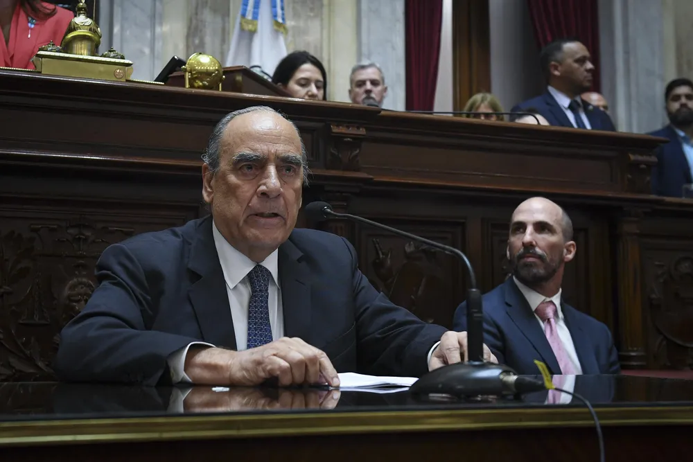 Guillermo Francos en el Senado (NA)