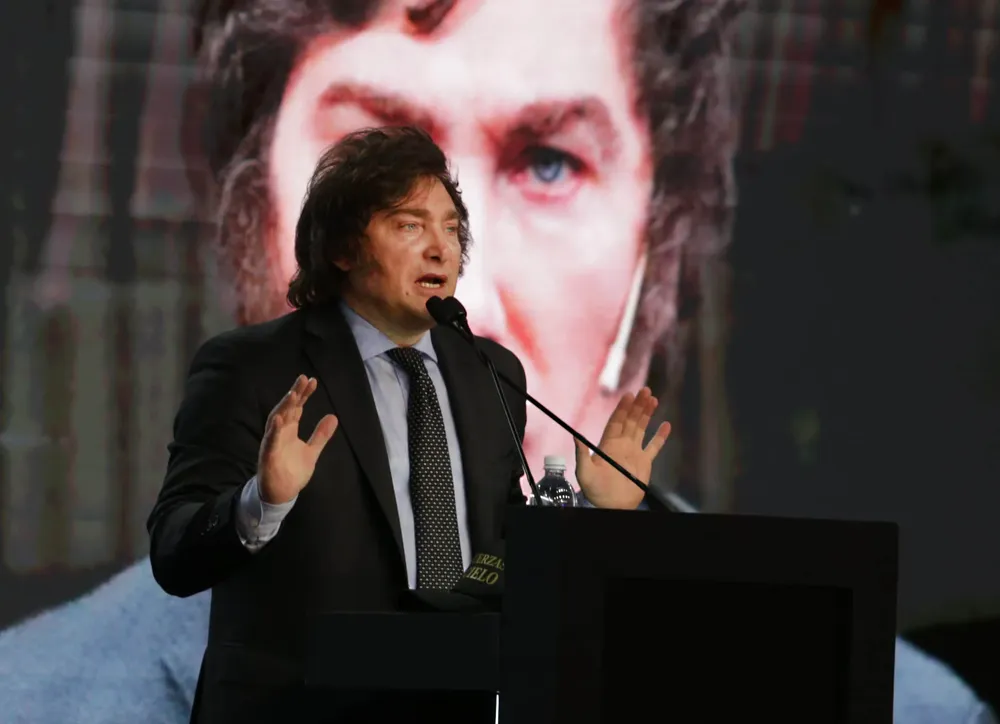 Javier Milei en Parque Norte (NA)
