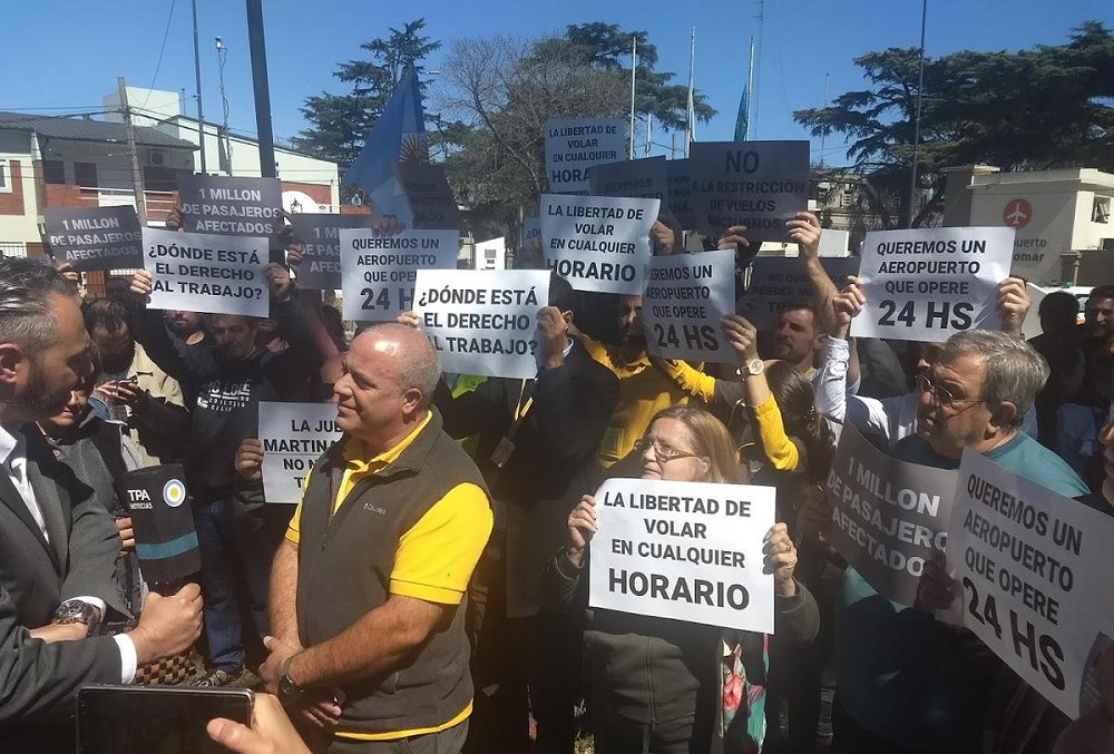 Protesta Flybondi @aviacionline