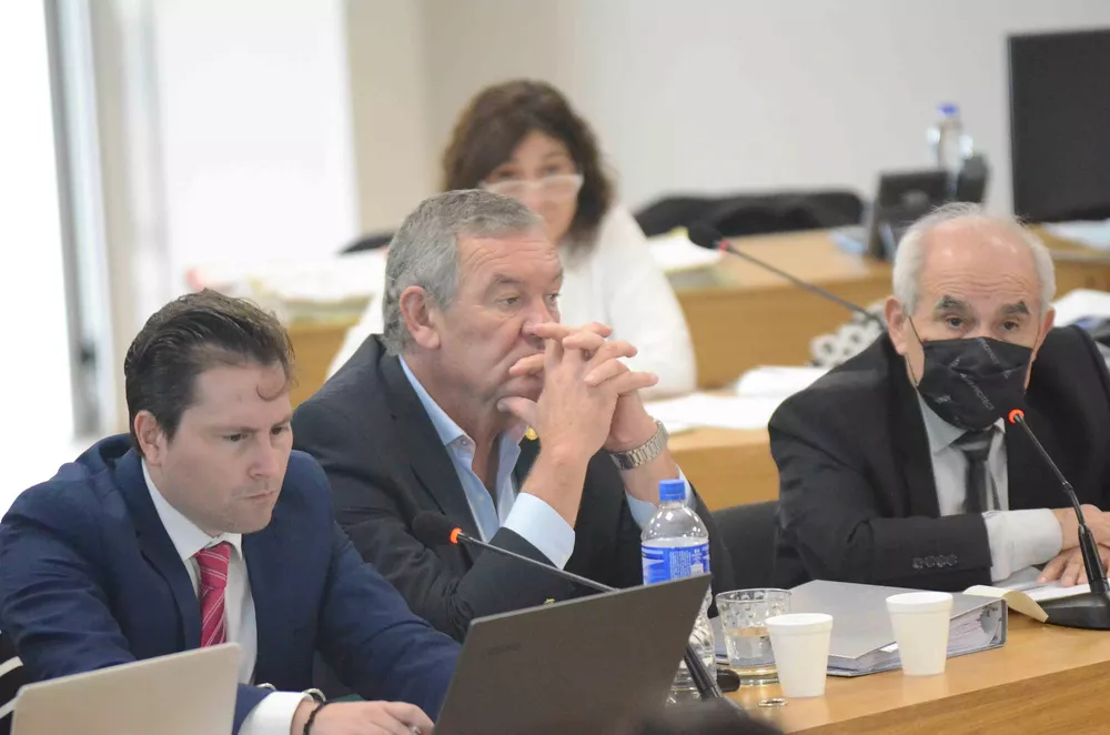 Marcelo Macarrón en el juicio de Nora (Eugenio Agostini para La Nueva Mañana)