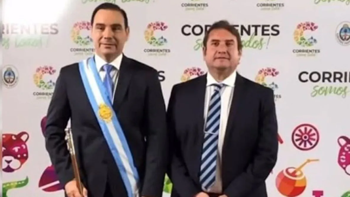 Valdés y Pelledrini Foto gentileza Telefe