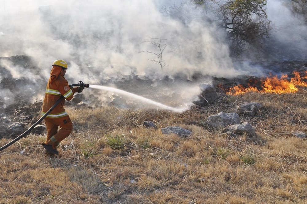 Incendio en La Falda Ministerio de Seguridad