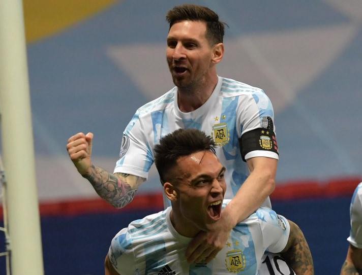 Messi festejo