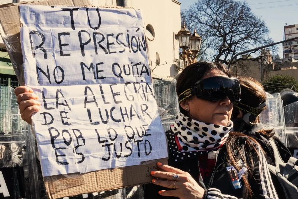 Marcha de jubilados en Buenos Aires (ACVI)