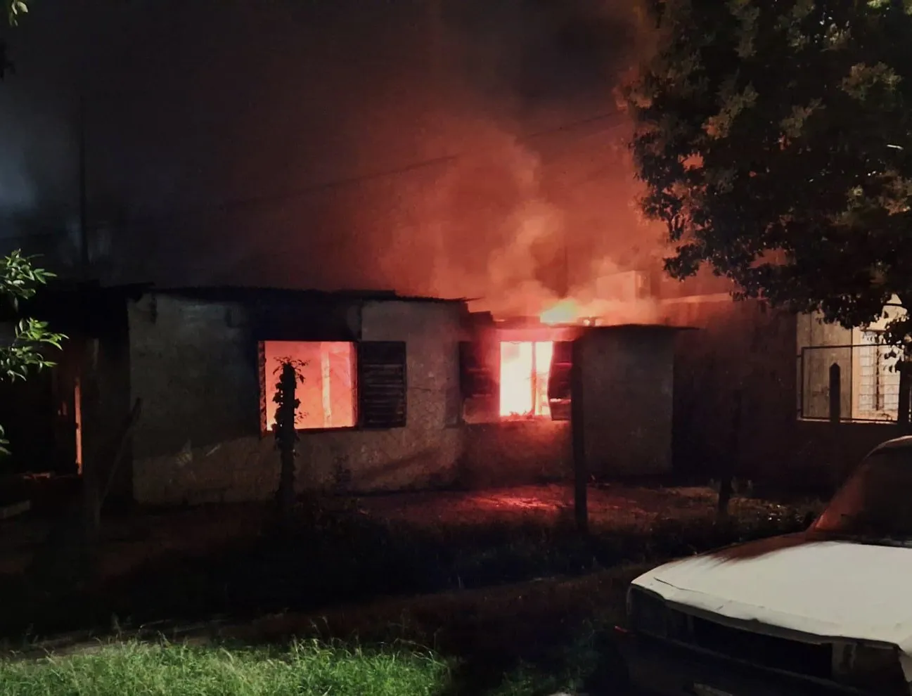 incendio en Nuevo Argüello 2