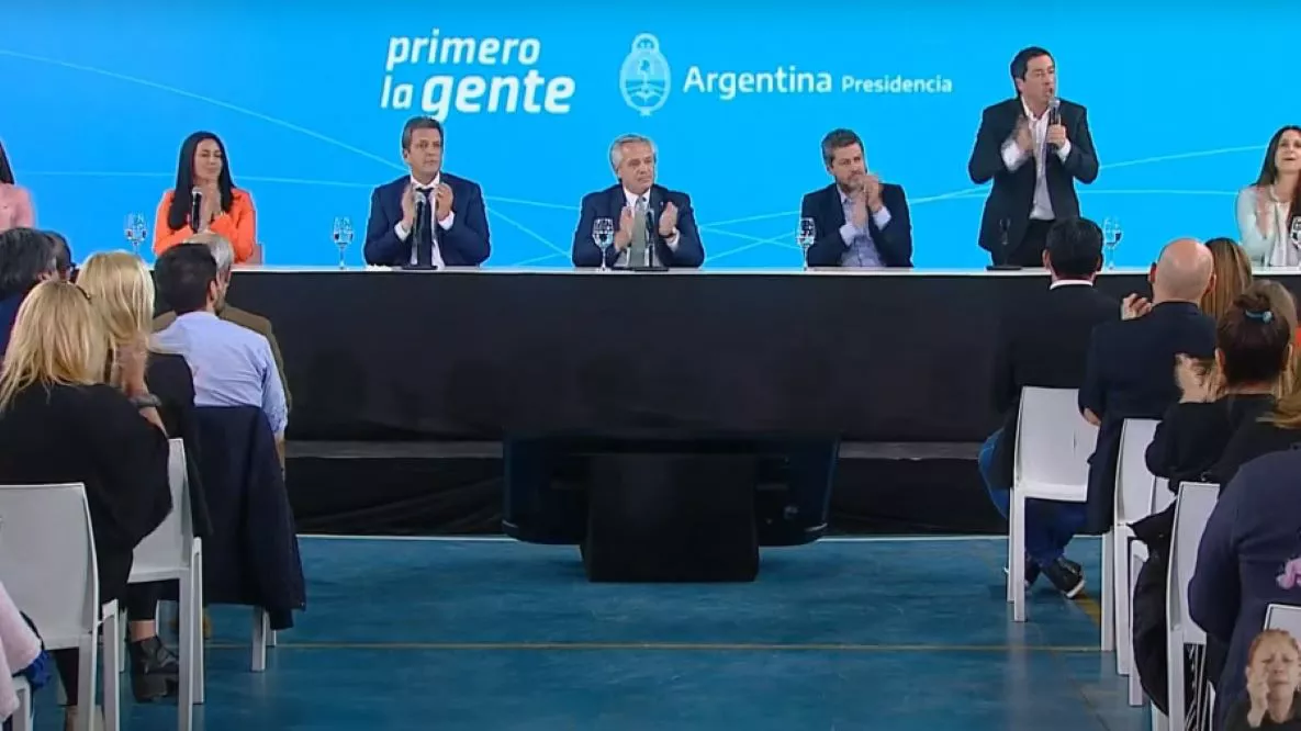 FErnándz acto clubes de barrio by Télam